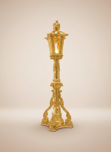 Casa Pomp��s by Casa Padrino Barock Laterne Stehleuchte Gold 63 x 63 x 263 cm