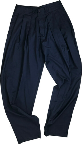 Il Padrino Moda Luxus Bundfalten Hose Dunkelblau - Made in Italy