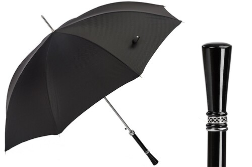 Luxus Eleganter Regenschirm f�r den Mann - Automatische �ffnung - 100% Polyester - Luxus-Griff - Handmade in Italy