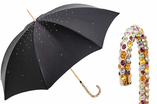 Luxus Regenschirm Damen Pietre Swarovski� - Handmade in Italy