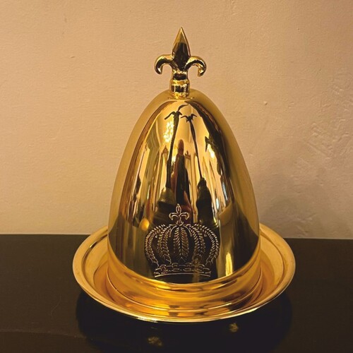 Pomp��s by Casa Padrino Luxus Barock Eierbecher mit Deckel Gold - designed by Harald Gl��ckler