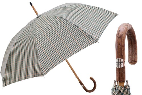 Regenschirm Herren Mini-Tartan - Handmade in Italy