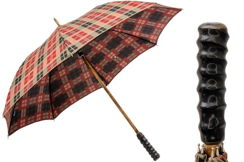 Regenschirm Herren mit Oryxhorn - Handmade in Italy