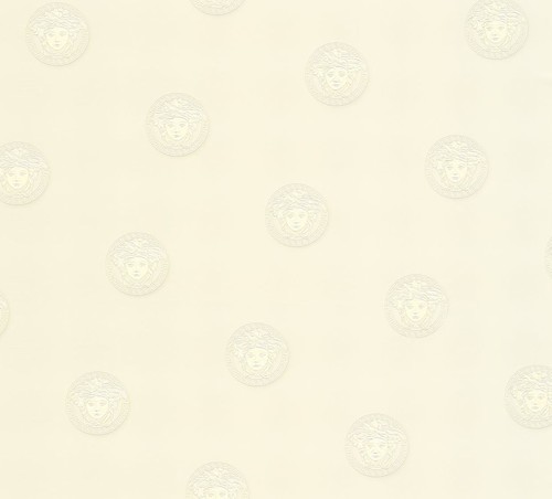 Versace Designer Barock Vliestapete Vanitas 348621 Wei� - Design Tapete - Luxus Deko Accessoires