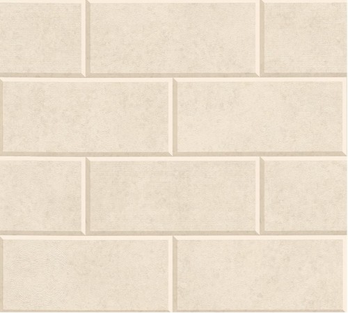 Versace Designer Vliestapete Via Gesu 343221 in Steinoptik Beige - Design Tapete - Luxus Deko Accessoires