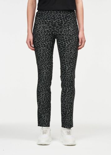 Stehmann Damen lange Stretchhose Loli11 Leodruck 