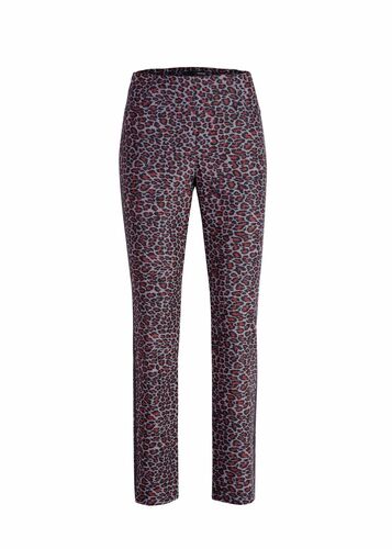Stehmann Damen lange Stretchhose Loli11 Leodruck 