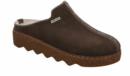 Rohde Damen Foggia Pantoffeln Pantoletten Hausschuhe Cloqs gef�ttert