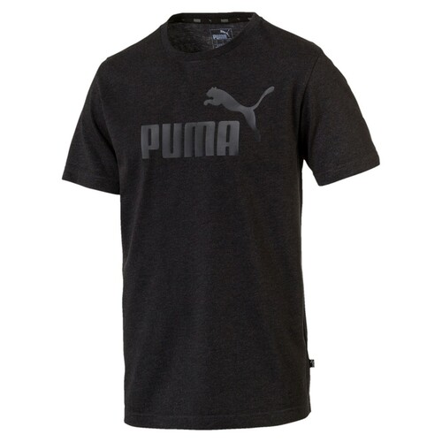 PUMA Essential Herren Ess Logo Heather Tee  / T-Shirt Kurzarm