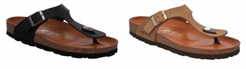 Rohde Alba Damen Zehentrenner Sandale Sandalette Hausschuhe Fashionsandale