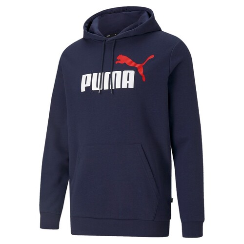 PUMA Herren ESS+ 2 Col Big Logo Hoodie TR Kapuzenpullover Trainingsshirt 