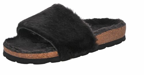 Rohde Alba 6060 Damen Hausschuhe Sandale Pantolette Kunstfell gef�ttert 