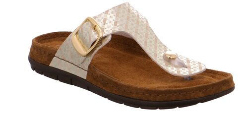 Rohde Rodigo-D Damen Pantolette Sandale Sandalette Zehentrenner Komfortfu�bett 