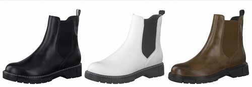 Marco Tozzi Damen Chelsea Boot Stiefelette Schlupfstiefelette Stiefel