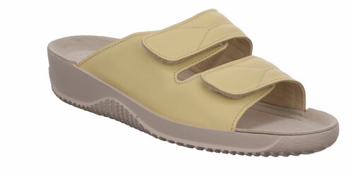 Rohde Soltau 1940 Damen Clogs Pantoletten Hausschuhe Messing 