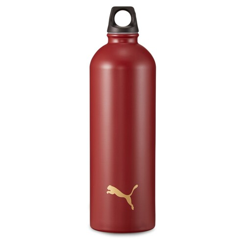 PUMA TR STAINLESS STEEL BOTTLE Metall Wasserflache Wandern Trekking Rot