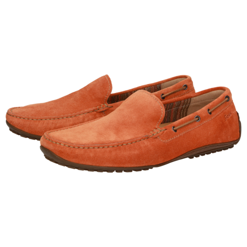 Callimo Slipper by SIOUX GERMANY 38645 Herren Mokassin Sommerslipper Orange