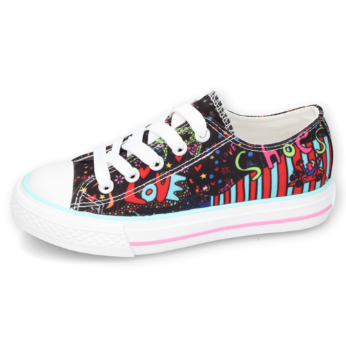 DOCKERS by Gerli Canvas Damen / Kinder Sneaker Low Top Schuhe X-Art Limitiert 