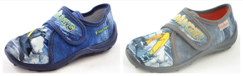 FISCHER Unisex Kinder Hauschuhe Pantoffel Kindergartenschuhe