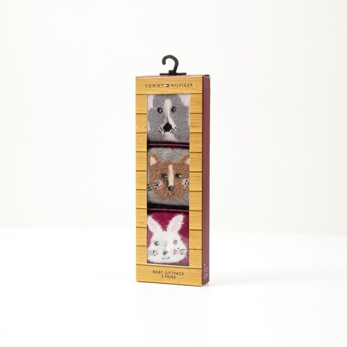 Tommy Hilfiger Unisex Children Baby Socken Geschenkbox 3 Paar Gift Box 495002001