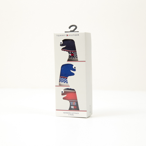 Tommy Hilfiger Unisex Children Baby Socken Geschenkbox 3 Paar Gift Box 495001001
