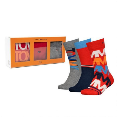 Tommy Hilfiger Unisex Children Socken Geschenkbox 3 Paar Gift Box 494006001