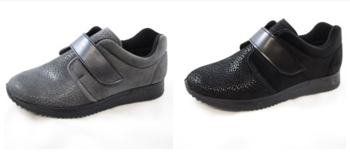 Fischer Markenschuh 18406 Damen Bequem Schuh - Stretchmaterial Weite H Komfort