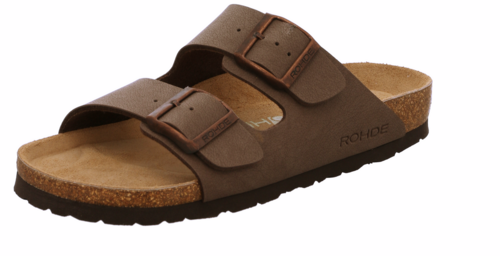 Rohde Alba 5631 Damen Sandale Sandalette Hausschuhe 5631 Korkfu�bett Mocca Braun