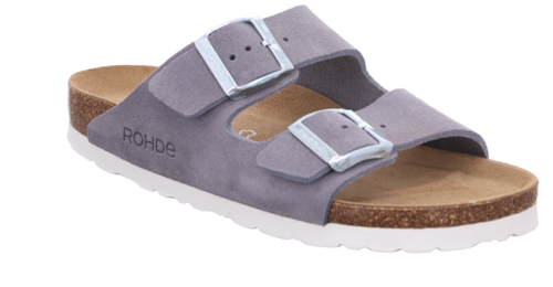 Rohde Sunny No.12 Damen Sandale Sandalette Pantolette Freizeitsandale Basaltgrau