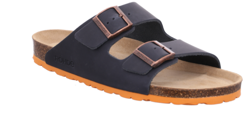 Rohde Grado SUNNYS N-32 Herren Pantolette Hausschuhe Sandalen Sandalette Blau