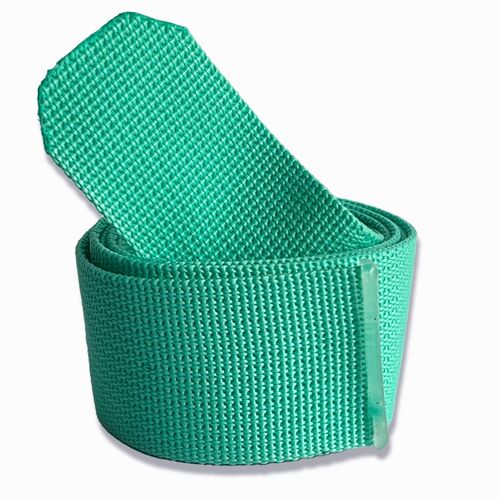 CRIOS Unisex G�rtel Aluminiumschnalle Personalisierung 40 mm Gr�n Gurtband 