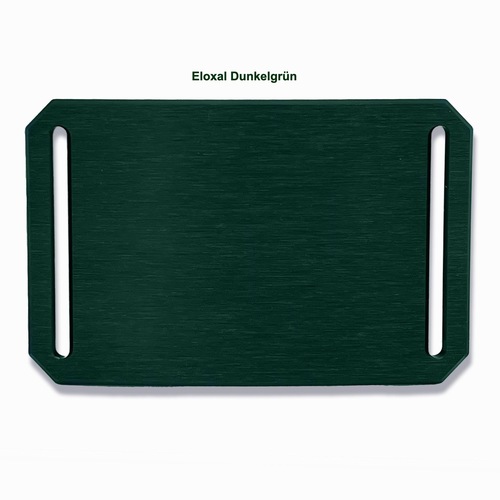 CRIOS Unisex G�rtel Aluminiumschnalle Personalisierung 40 mm Gr�n Gurtband