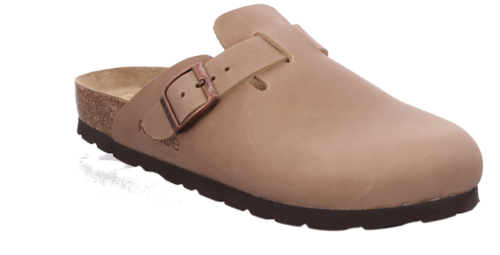 Rohde SUNNYS N-15 Damen Pantoffeln Pantolette Cloqs Cloq Hausschuhe Natur 6073