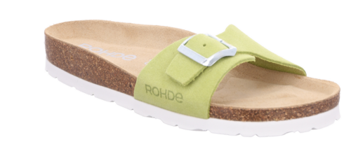 Rohde Alba Damen Sandale Sandalette Pantolette Hausschuhe Kiwi