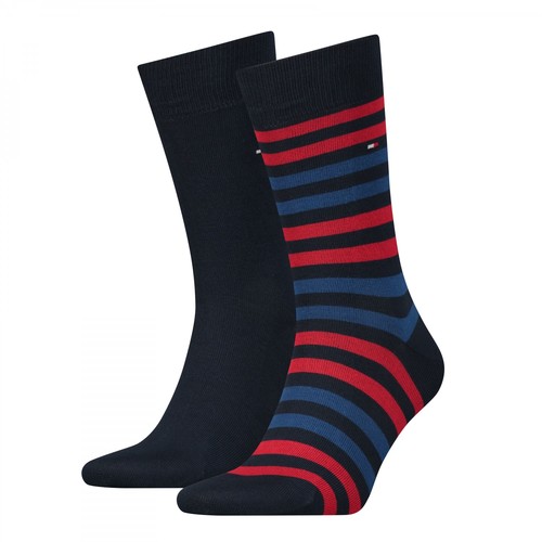 Tommy Hilfiger Herren TH Men Duo Stripe Str�mpfe Business Socken mehrere Farben 2 Paar 472001001 