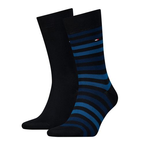 Tommy Hilfiger Herren TH Men Duo Stripe Strmpfe Business Socken mehrere Farben 2 Paar 472001001 