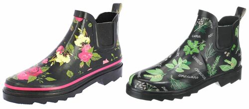 BECK Damen Gummistiefel Kurzstiefel Regenstiefel