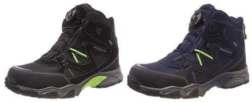 Dockers by Gerli 43WR702 Unisex Kinder Trekking Wanderstiefel Schnellverschlu�