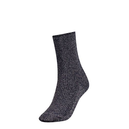 Tommy Hilfiger Damen TH Women Sock Casual Socken 1 Paar Glitzer 383016001 