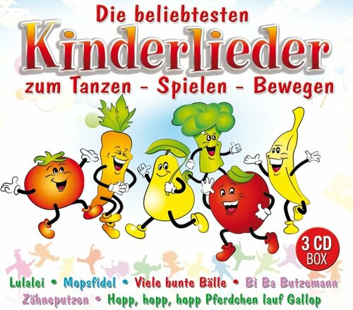Die beliebtesten Kinderlieder zum Tanzen, Spielen, Bewegen (3CDs)