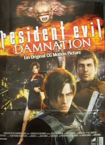 Resident Evil: Damnation Filmposter, Filmplakat Gr��e DIN A1, 594 x 841 mm