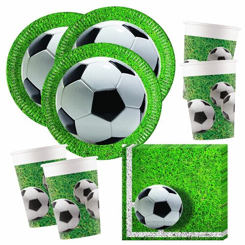 52-teiliges Party-Set Fu�ball f�r 16 Personen