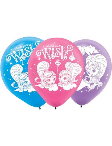 Shimmer and Shine - 6 Latexballons 23cm
