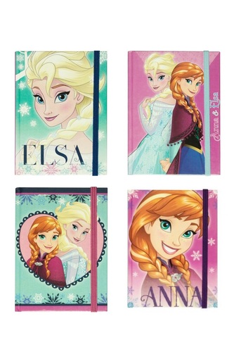 Frozen / Eisk�nigin 4-teiliges Notiz B�cher Set DIN A6