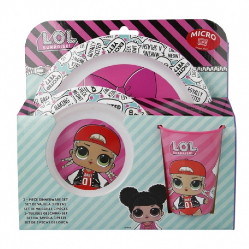 L.O.L Surprise - 3-teiliges Fr�hst�cksset (Tasse, Teller, Sch�ssel)