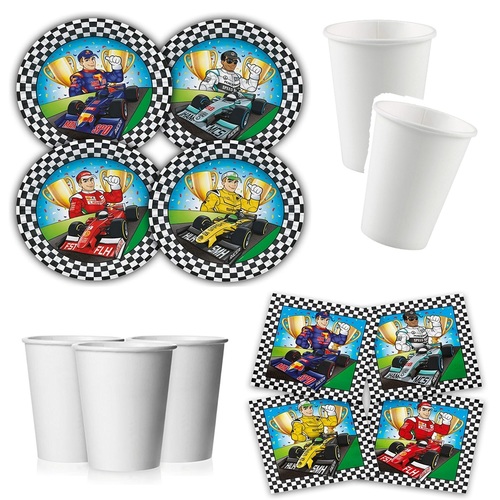 52- teiliges Party Set Formula Formel 1 Rennen