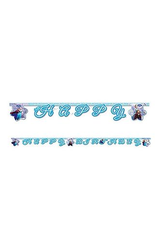 Disney Frozen / Eisk�nigin Happy Birthday Letter Banner Ice Skating - 2m