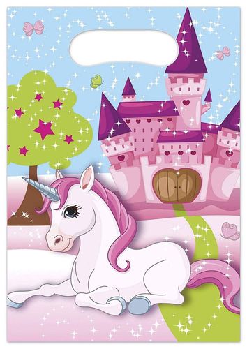 Unicorn / Einhorn - Partyt�ten (6 St�ck)