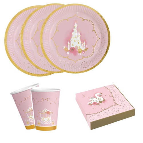 52-teiliges Princess for a Day Party Set f�r 16 Personen
