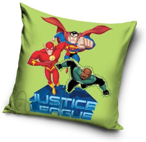 Justice League - Kopfkissenbezug gr�n 40x40cm